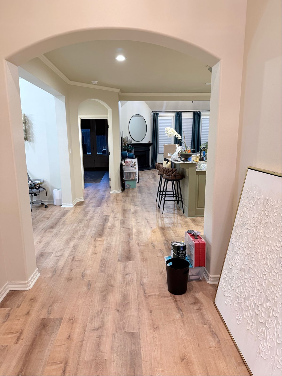 Home after move-in clean